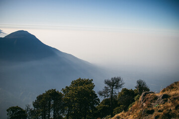 Santa Maria Mountains Above The Clouds