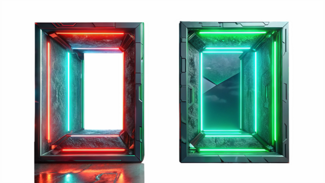 Abstract sci-fi frame. Hud interface design style. Digital futuristic frame element. Cyberpunk style. Design for banner, card, player card game, background. See Less
