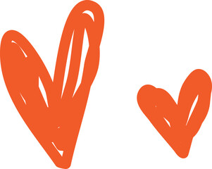 하트 모양 일러스트 Heart-shaped illustration