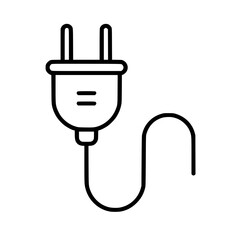 Obraz premium Electric Plug Icon Vector Design