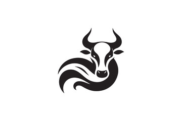 Cow vector logo