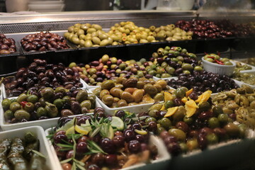 Selection of olives