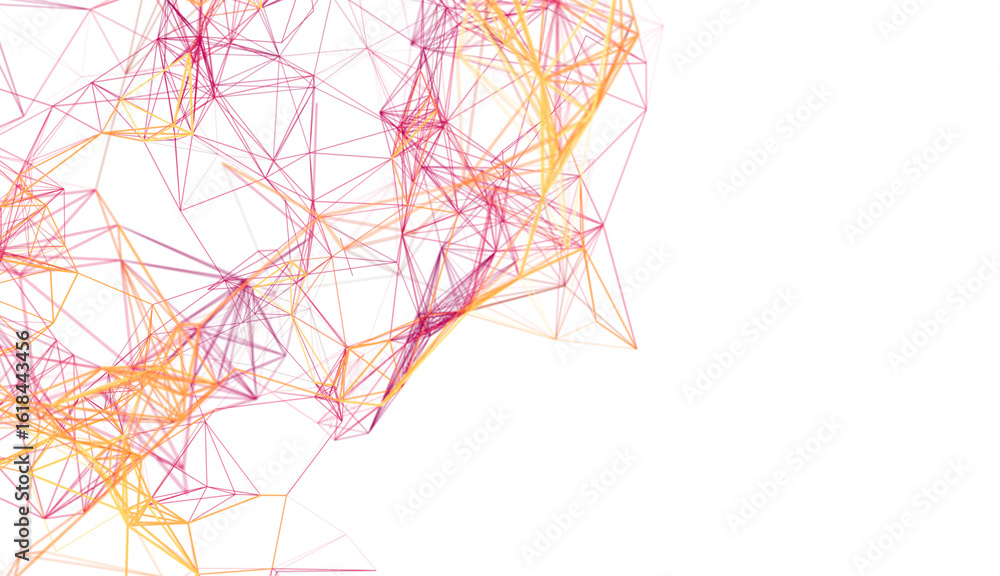Poster modern abstract background with connecting lines. ideal for technology, network, and connection them