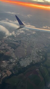 Video inside a plane of sunrise