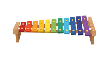 Colorful Wooden Xylophone Musical Instrument for Children