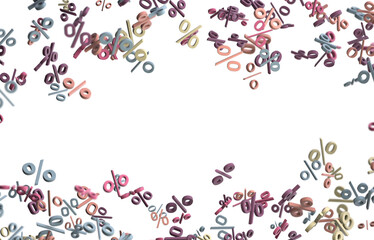 sale digital percent in transparent