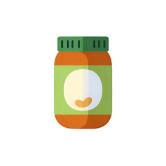 illustration of a jar of jam and a spoon