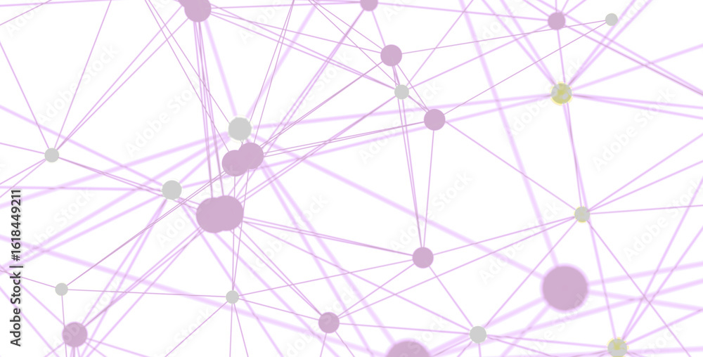 Aufkleber abstract background with network connection dots and lines. perfect for technology, communication, a