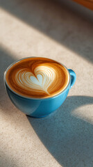 Morning Latte in Sunlight – Slow Living and Urban Wellness Moments