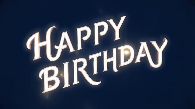 Happy Birthday Clip, Birthday Celebration animated video,