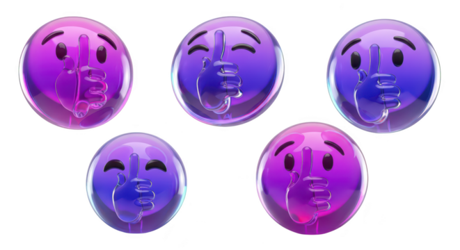 3D emoji characters giving thumbs up gestures rendered on white with a clean background for positive messaging