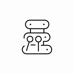 sound mixer board icon sign vector