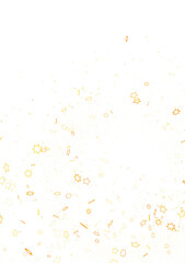 XMAS Stars - Banner with golden decoration. Festive border with falling glitter dust and stars.