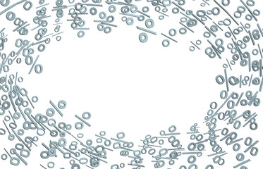 sale digital percent in transparent