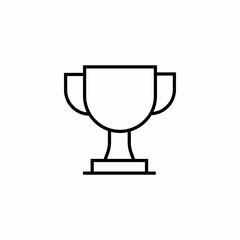 winner trophy award icon sign vector