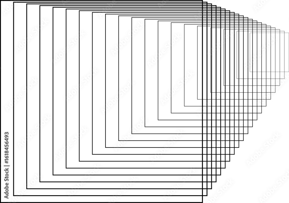 Poster square blending line halftone. technology design elements