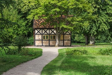 Garden house in the park of the stunningly beautiful Bothmer Castle near the small town of Klütz...