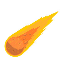 Flaming Meteor or Comet