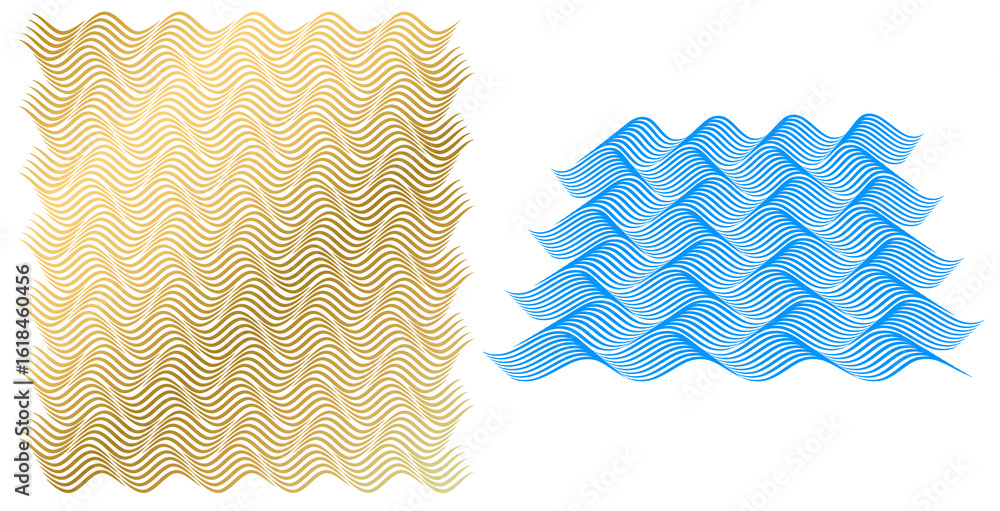 Poster soft rainbow color. linear background. design elements. polygonal lines. guilloche. protective layer