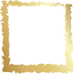 Fototapeta premium Grunge golden frame. Luxury design
