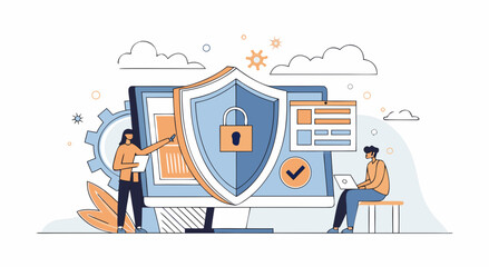 Digital security protection for modern business operations and data privacy assurance