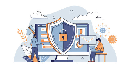 Digital security protection for modern business operations and data privacy assurance