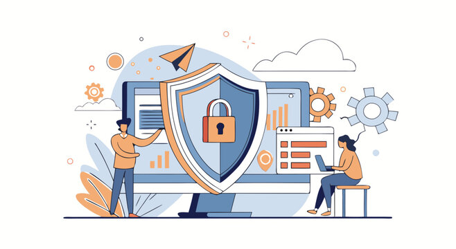 Digital security protection for modern business operations and data privacy assurance