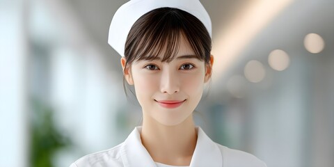 High-Resolution Portrait of Healthcare Professional in Clinical Environment with Soft Depth of Field
