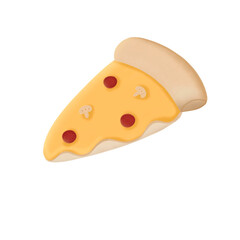 Cheese Pizza with Mushroom and Tomato Toppings