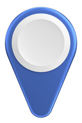 3D Illustration Of Location Sign.