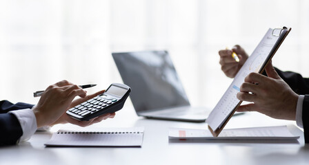 Meeting with business advisors to analyze the business financial situation and plan the company's...