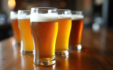 international beer day with brewery tours and beer tastings. generative ai. High quality