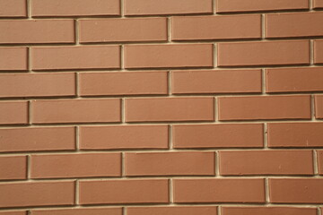 Red brick wall. Decorative background. Brick texture.