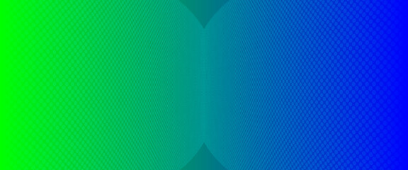 Vibrant Green to Blue Halftone Mesh Gradient Abstract Background