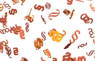 3d Symbol of Law and Justice - Paragraph / section sign - 3D Rendering