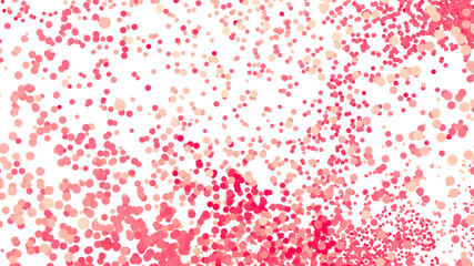 Beautiful pink and red confetti background perfect for celebrations, parties, and festive designs.