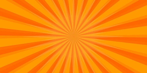 Fototapeta premium orange sunburst background