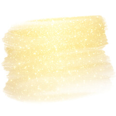 Sparkling Gold Glitter Brushstroke Texture
