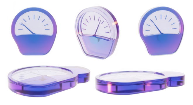 Digital weight scales in multiple views illustrating weight measurement against a clean white background suitable for health and wellness content - Powered by Adobe