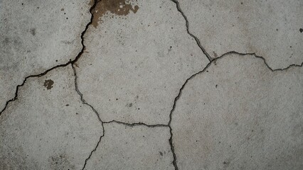 Obraz premium cracked concrete wall