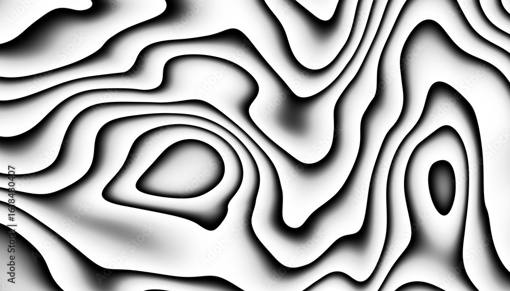 Poster topographic map patterns, topography line map. vintage outdoors style. abstract lines map template o