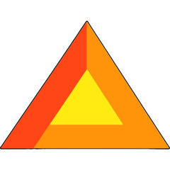 pyramid of triangle