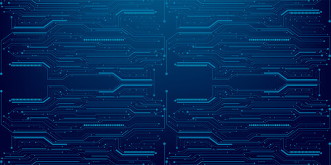 Artificial Intelligence with circuit electric line style. Digital futuristic machine learning design. AI sign for graphic design, logo, website, social media, mobile