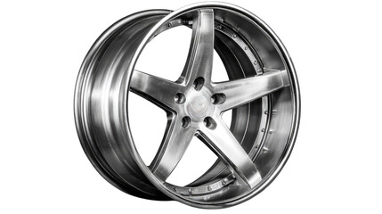 Fototapeta premium Sleek and Stylish Alloy Wheel Design for Automotive Enthusiasts and Car Modifications