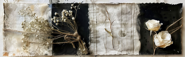 delicate dried flowers