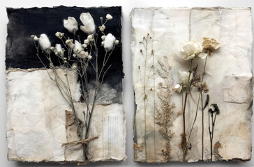 delicate dried flowers