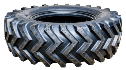 Heavy-duty tire for industrial vehicles with rugged tread design ideal for off-road and rough terrain use