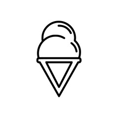 Fototapeta premium ice cream icon