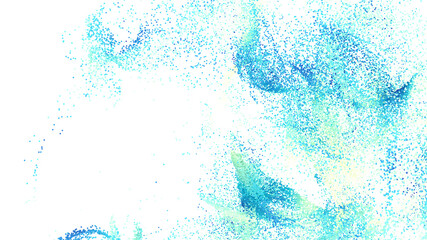 Beautiful abstract background with blue and green particles. Perfect for websites, presentations, and more.