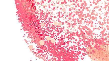 Abstract background with pink and peach circles. Perfect for websites, presentations, and more.